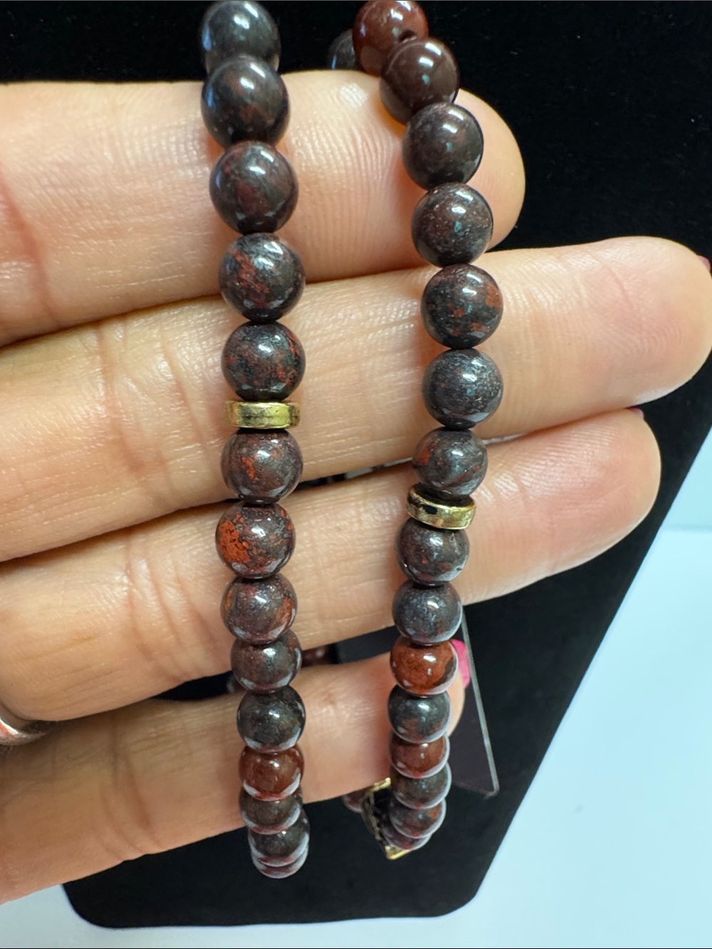 Nordstrom Beaded Bracelet with Gold Accents